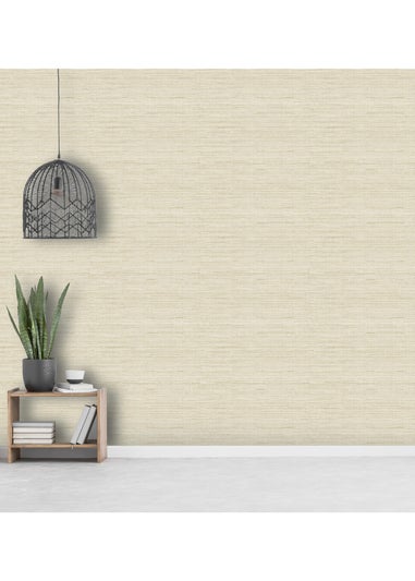 Arthouse Ginkgo Plain Neutral Wallpaper