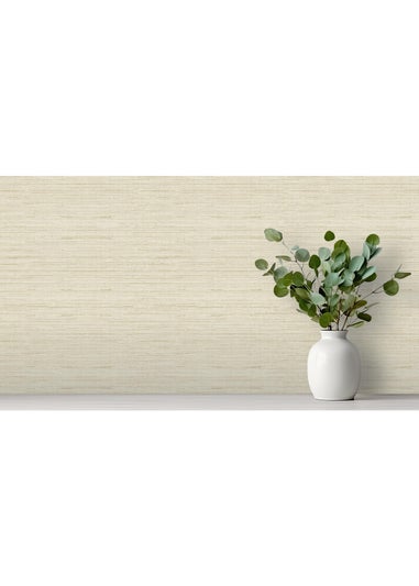 Arthouse Ginkgo Plain Neutral Wallpaper