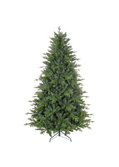 HOMCOM Green 7ft Artificial Christmas Tree With Metal Base