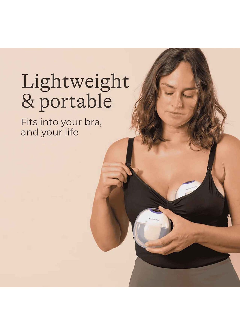 Lansinoh Clear Wearable Double Breast Pump
