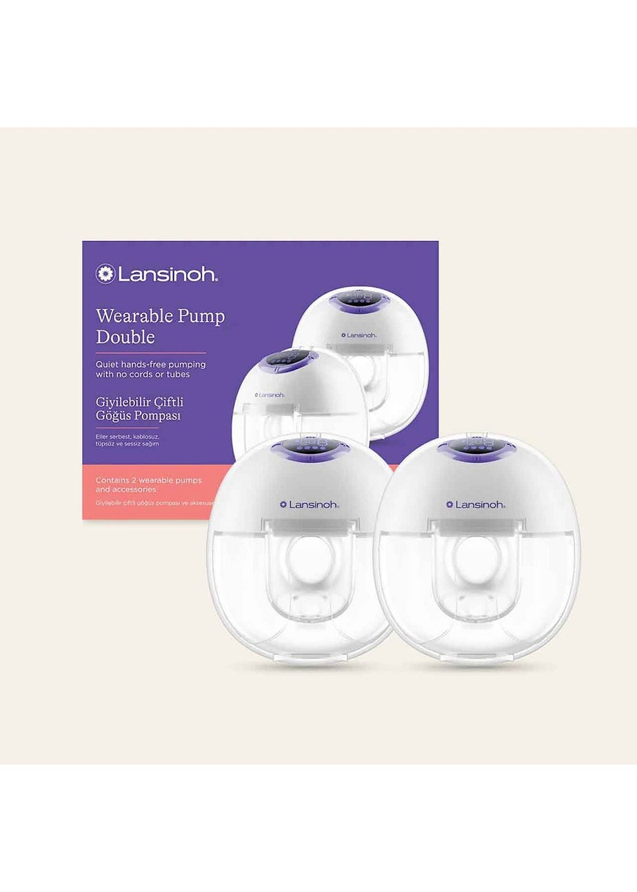 Lansinoh Clear Wearable Double Breast Pump