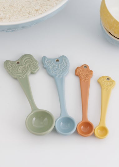Mason Cash Home to Roost Measuring Spoons Set of 4