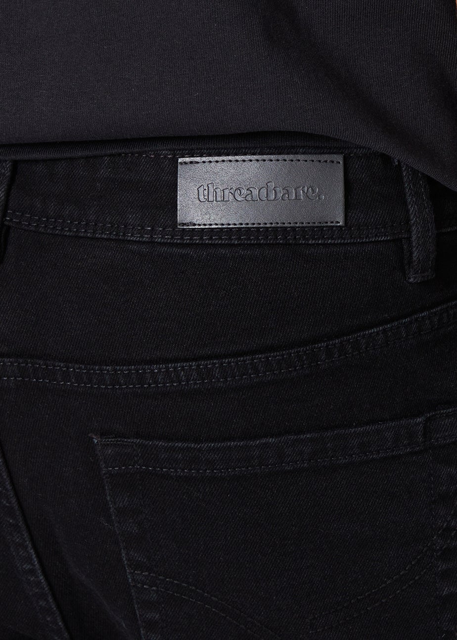 Threadbare Black Pendlebury Skinny Fit Jeans With Stretch