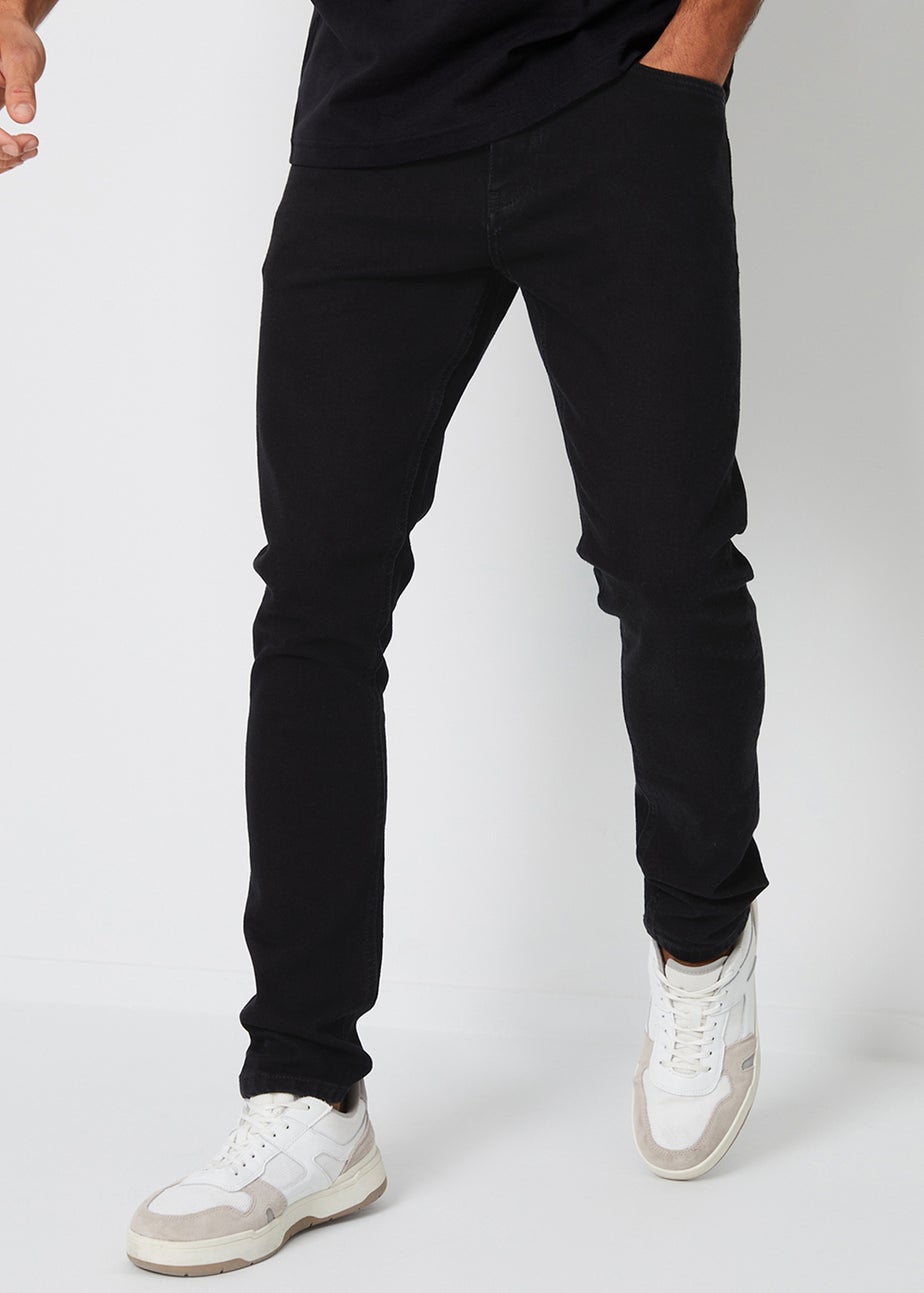 Threadbare Black Pendlebury Skinny Fit Jeans With Stretch
