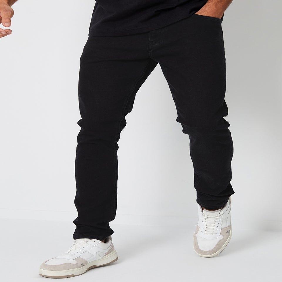 Threadbare Black Pendlebury Skinny Fit Jeans With Stretch