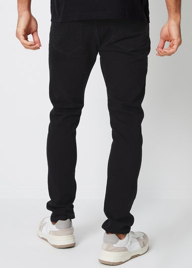 Threadbare Black Pendlebury Skinny Fit Jeans With Stretch