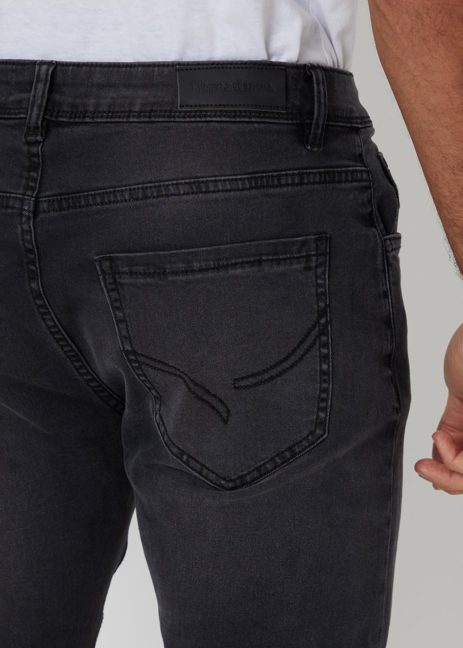 Threadbare Grey Skinny Fit Jeans With Stretch