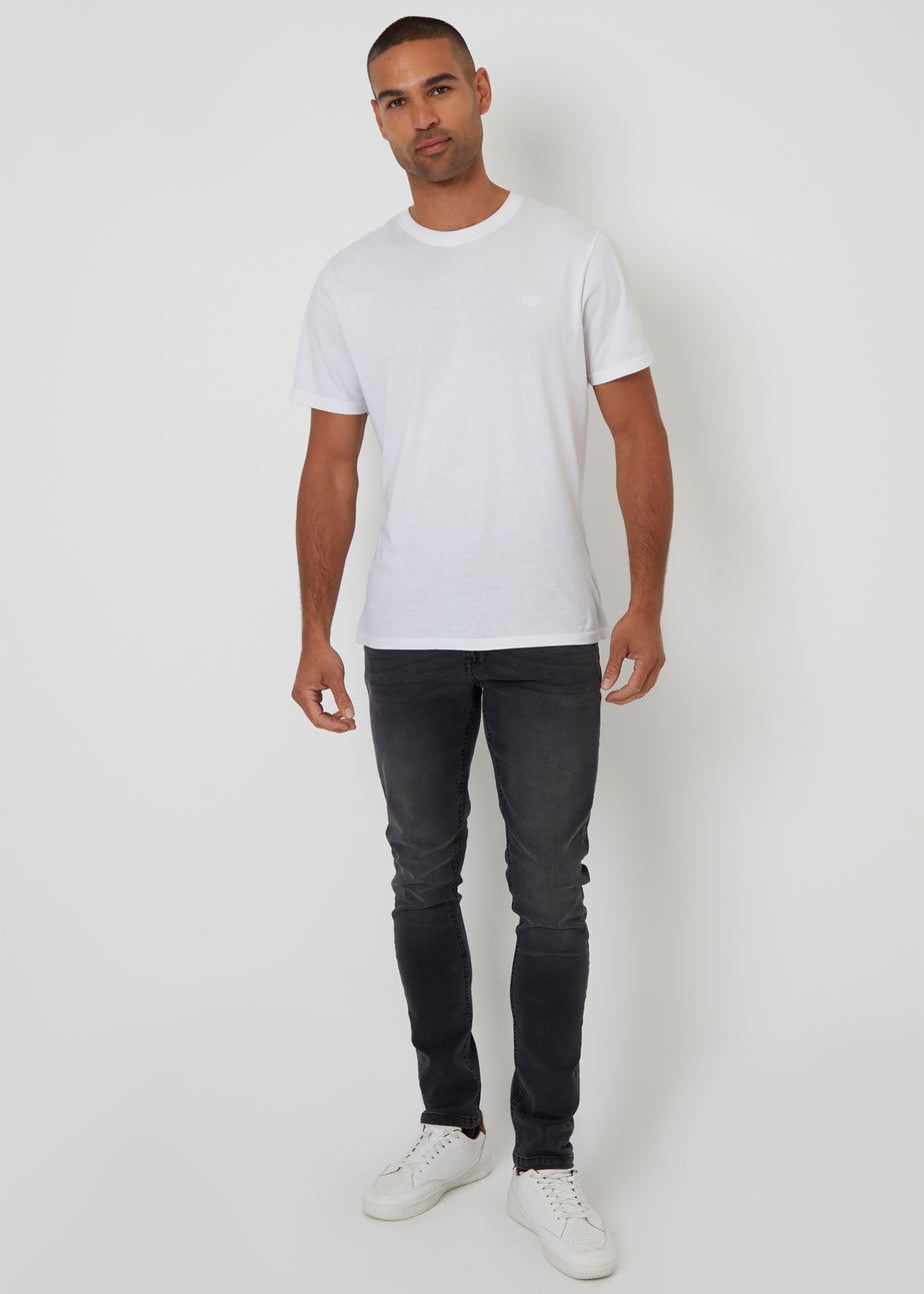 Threadbare Grey Skinny Fit Jeans With Stretch