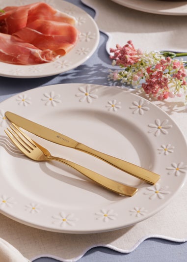 Price & Kensington Daisy Set of 4 Dinner Plates 27cm