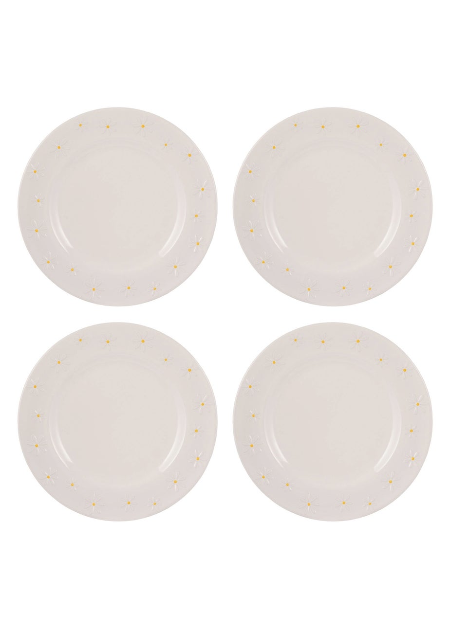 Price & Kensington Daisy Set of 4 Dinner Plates 27cm