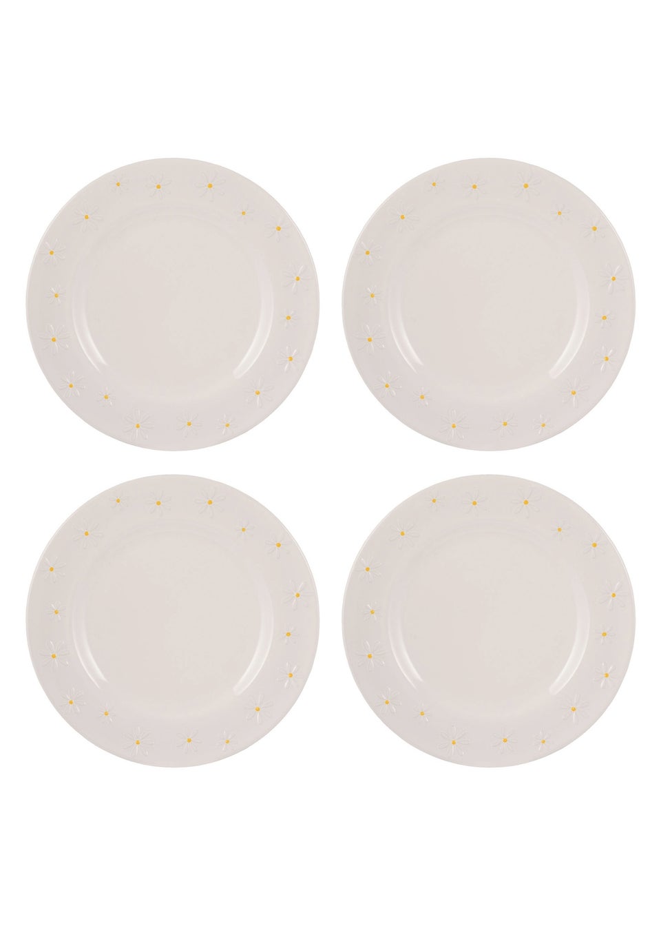 Price & Kensington Daisy Set of 4 Dinner Plates 27cm
