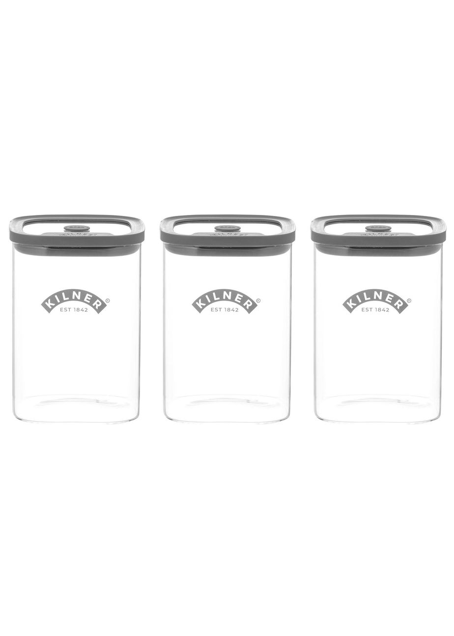 Kilner Fresh Storage Set of 3 Jars 1L