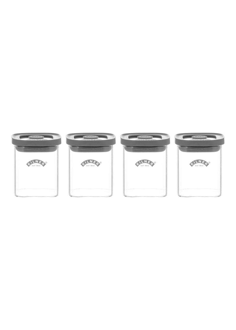 Kilner Fresh Storage 4 Piece Spice Jar Set 0.16L