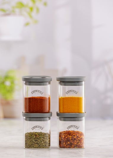 Kilner Fresh Storage 4 Piece Spice Jar Set 0.16L