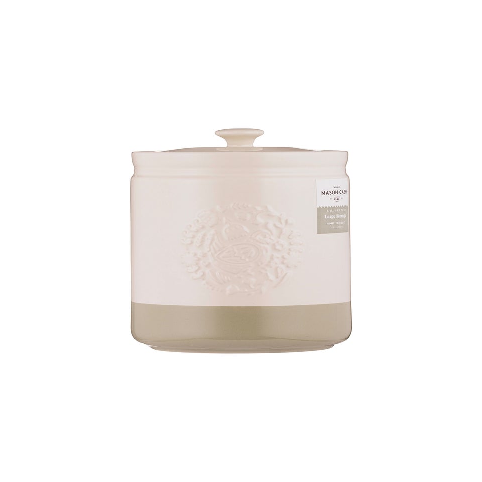 Mason Cash Green Home to Roost Large Storage Jar