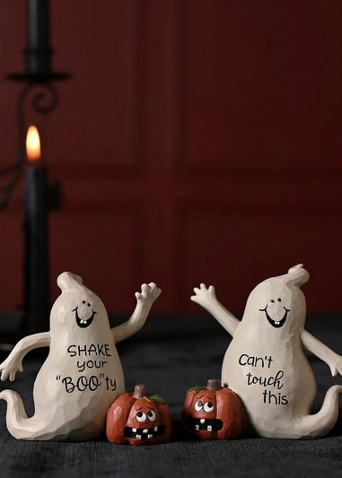 Hocus Pocus White Ghost Ornament "Shake Your Boo-ty"
