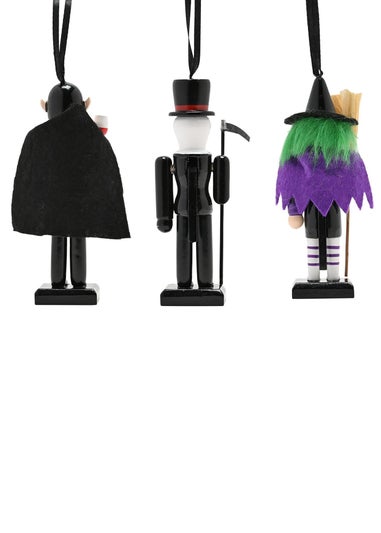 Hocus Pocus Multi Coloured Nutcracker Halloween Characters 5" Set of 3