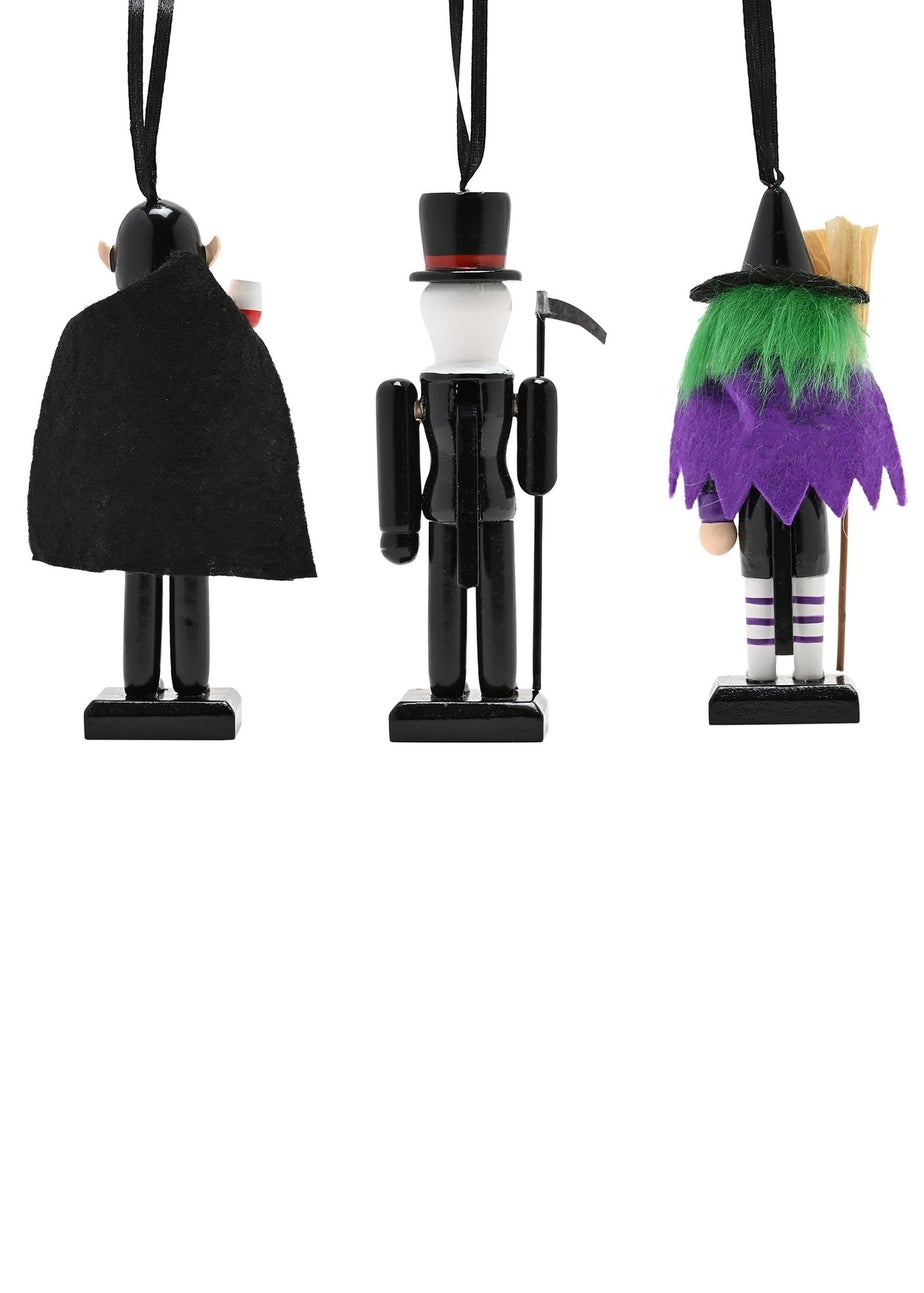 Hocus Pocus Multi Coloured Nutcracker Halloween Characters 5" Set of 3
