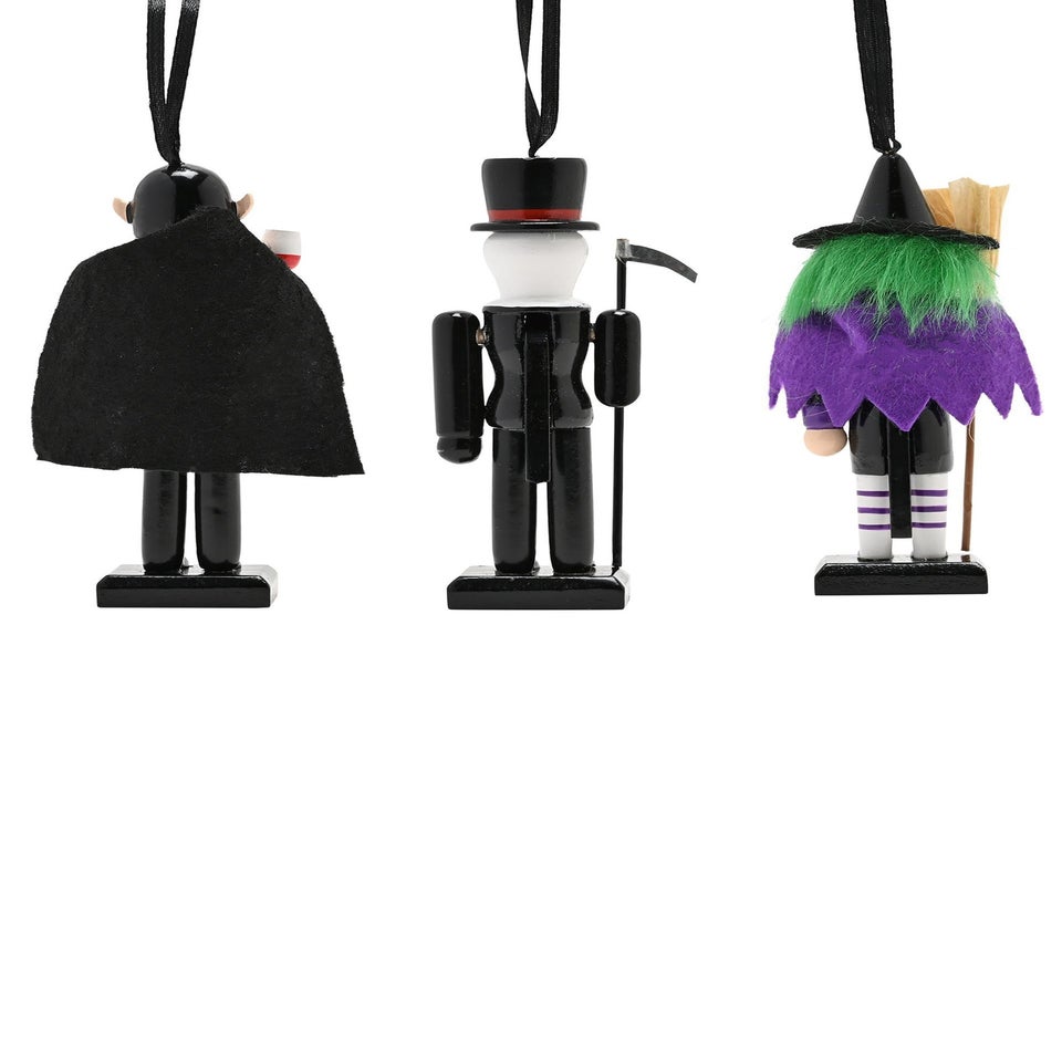 Hocus Pocus Multi Coloured Nutcracker Halloween Characters 5" Set of 3