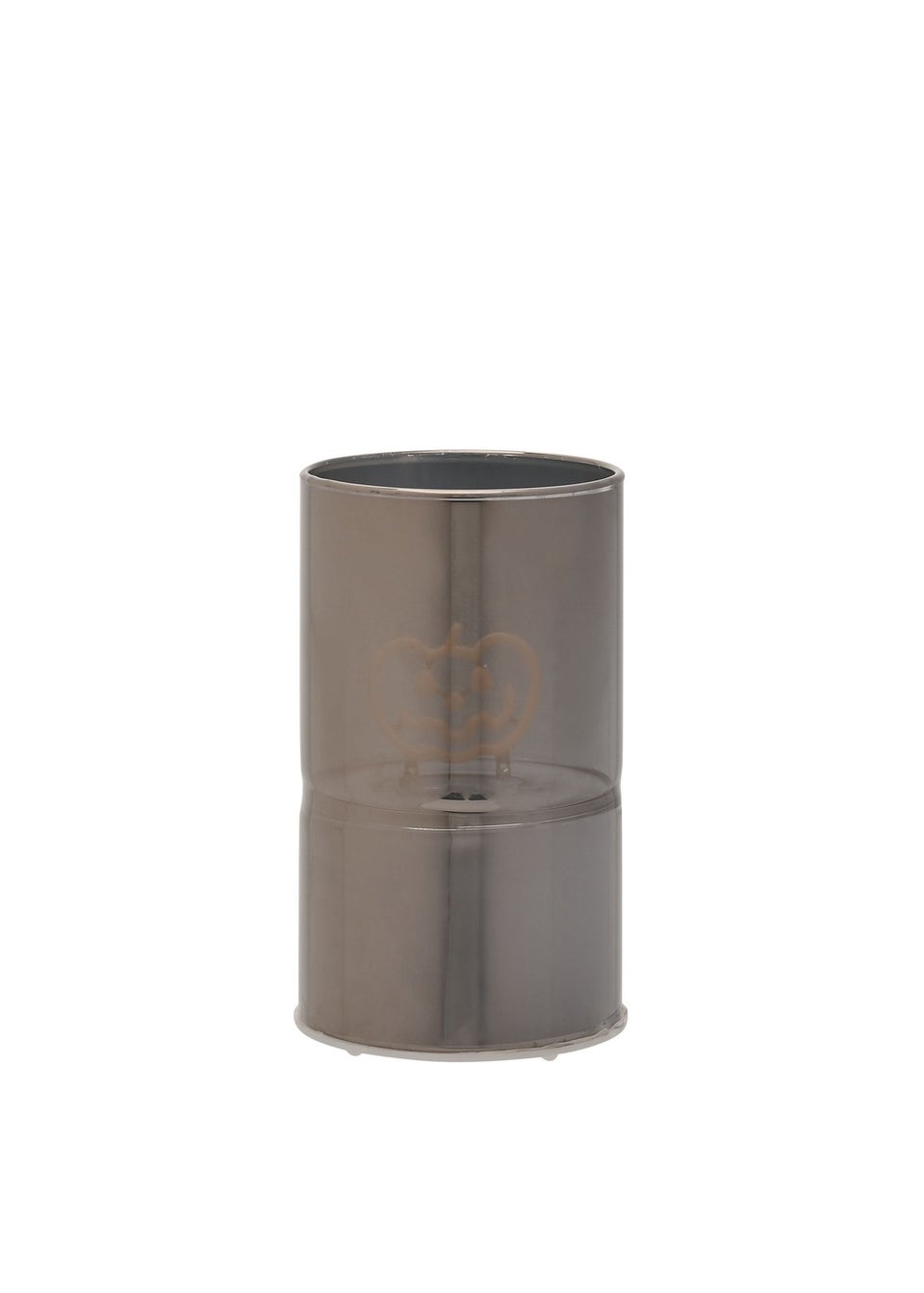 Hocus Pocus Grey LED Glass Pumpkin Light Tube