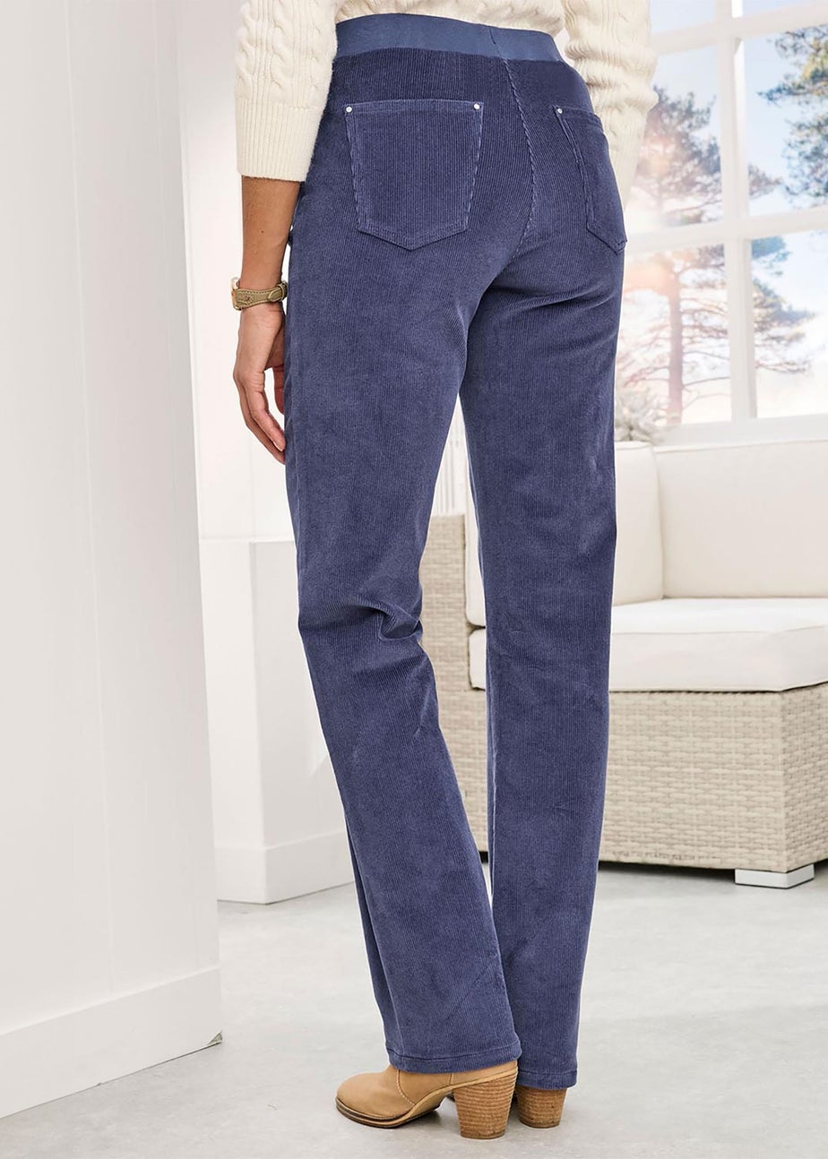 Cotton Traders Night Sky Premium Pull On Cord Trousers