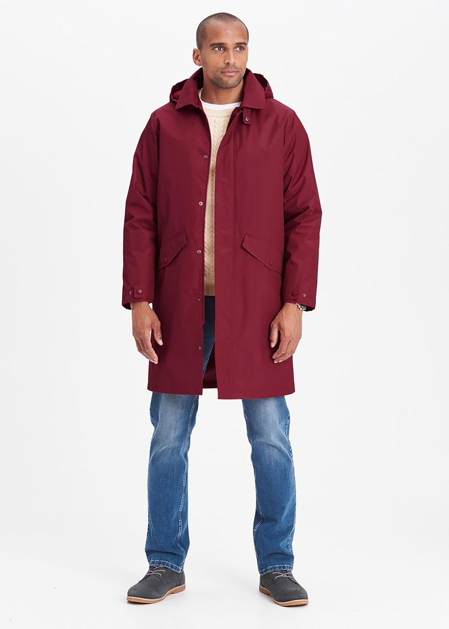 Cotton Traders Dark Crimson Lakeside Coat