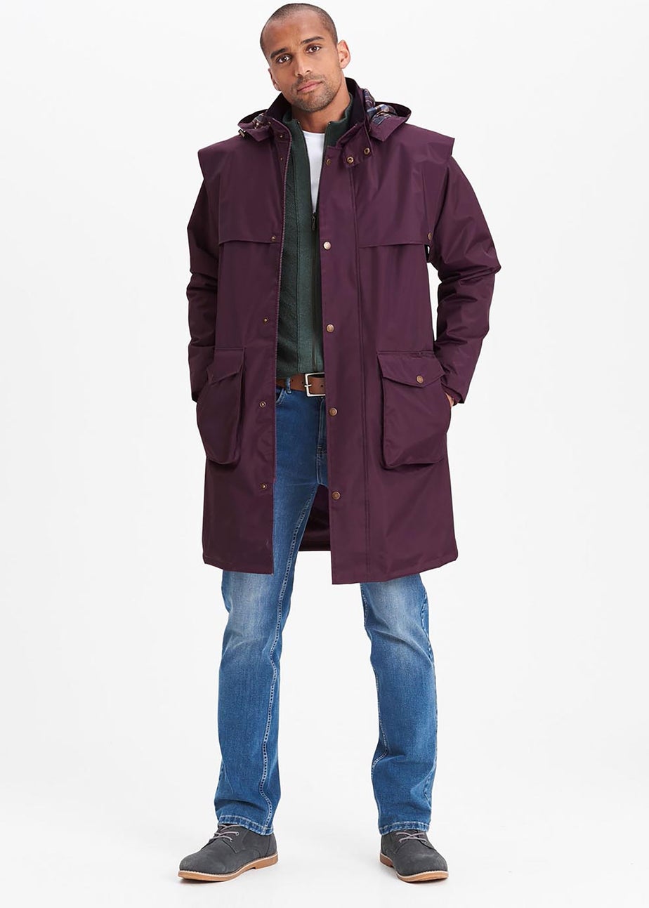 Cotton Traders Blackberry Windermere Waterproof Coat 40"