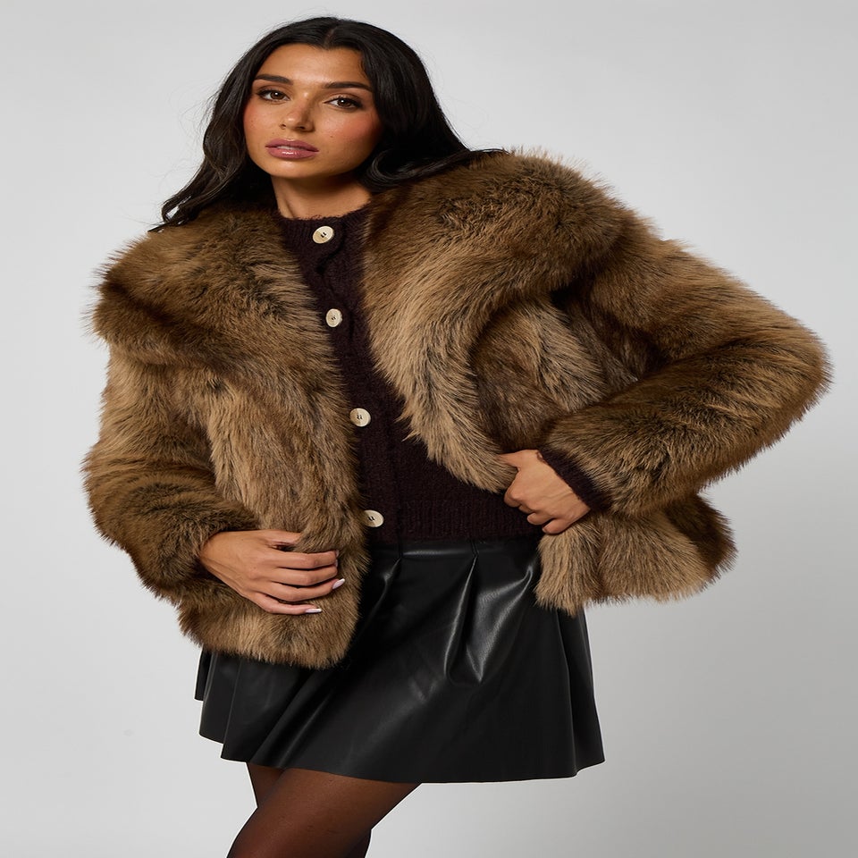 Urban Bliss Bear Faux Fur Jacket