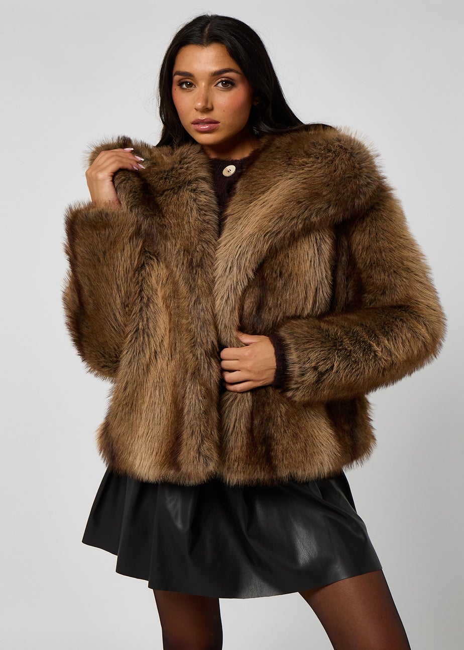 Urban Bliss Bear Faux Fur Jacket