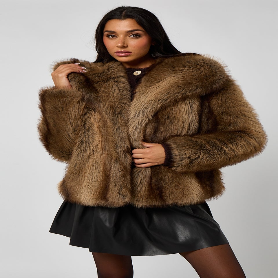 Urban Bliss Bear Faux Fur Jacket