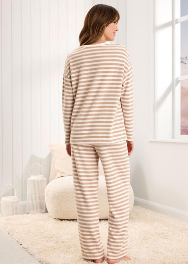 Cotton Traders Ivory Supersoft PJ Set