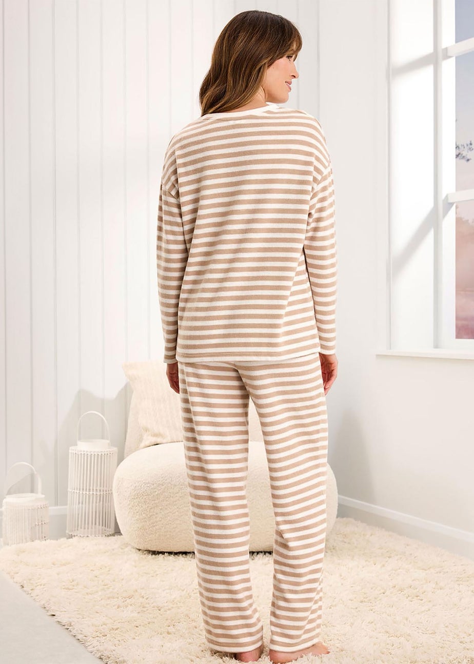 Cotton Traders Ivory Supersoft PJ Set