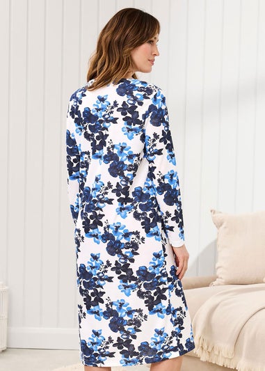 Cotton Traders Navy 2 Pack Jersey Nightdresses