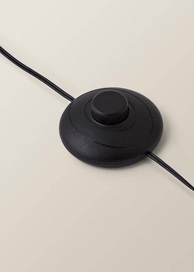 ValueLights Infinity Double Twist Integrated LED Grey Floor Lamp