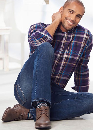 Cotton Traders Brown Lace Up Desert Boots