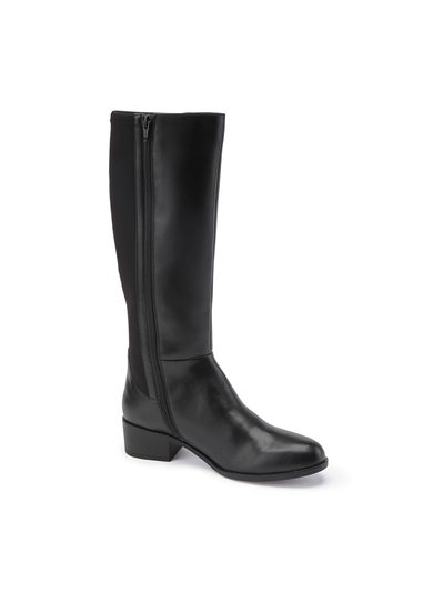 Cotton Traders Black Riding Boots