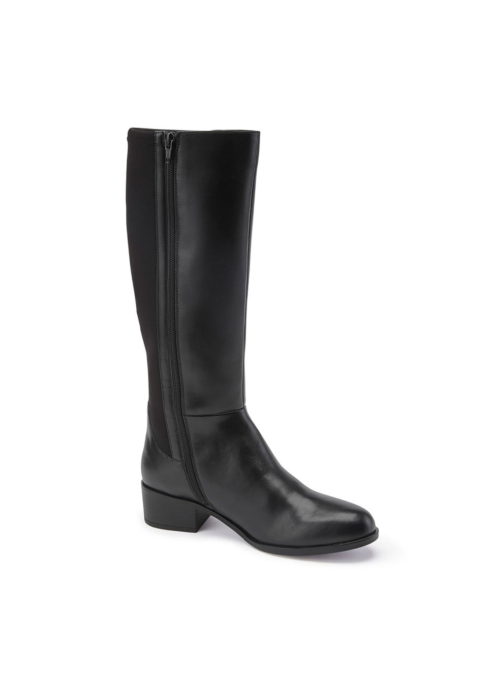 Cotton Traders Black Riding Boots