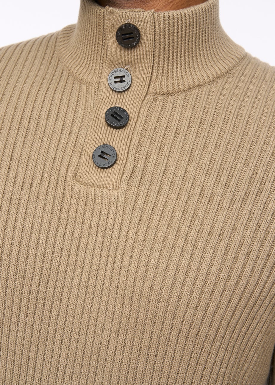 Crosshatch Taupe Wellburys Chunky Knit