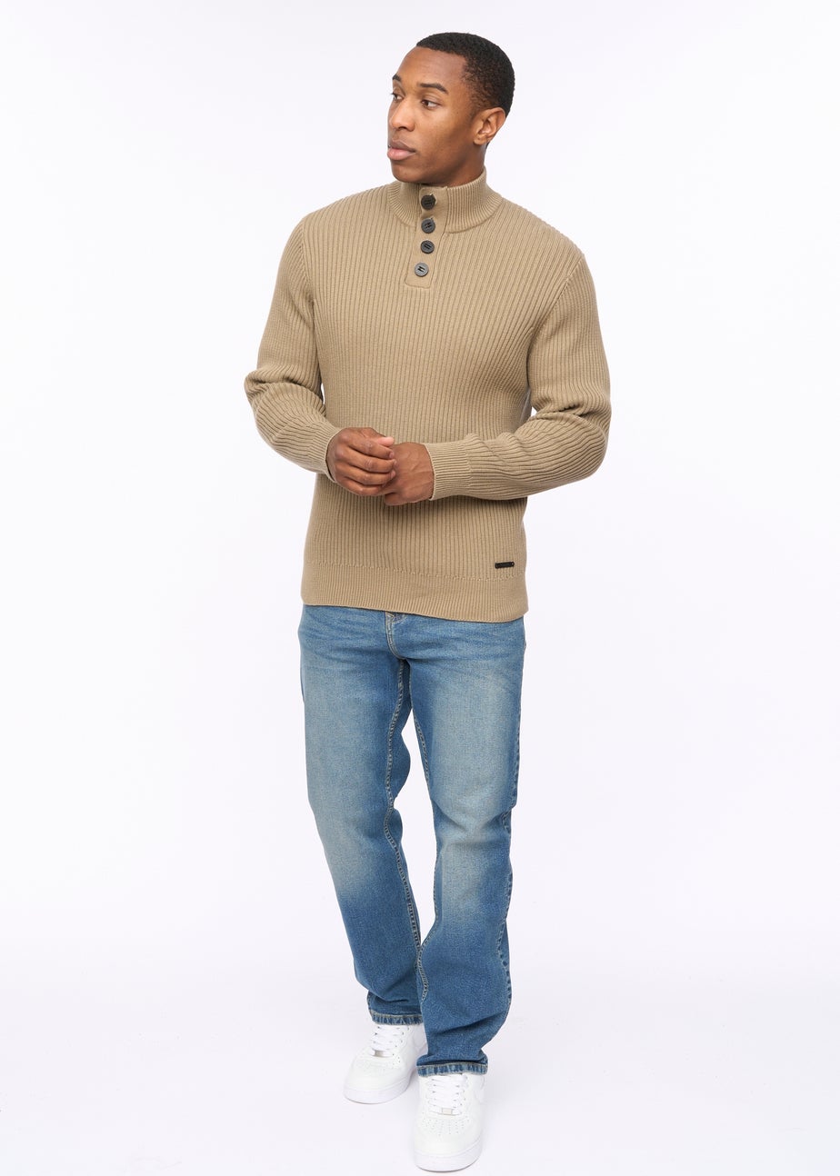 Crosshatch Taupe Wellburys Chunky Knit