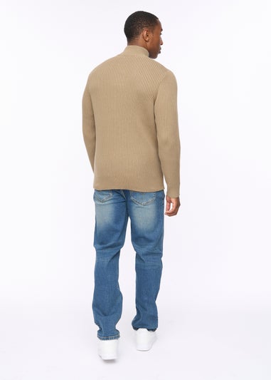 Crosshatch Taupe Wellburys Chunky Knit