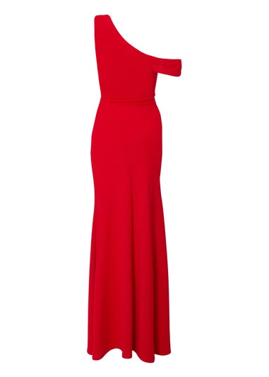 Quiz Red Drop Sleeve Maxi Dress