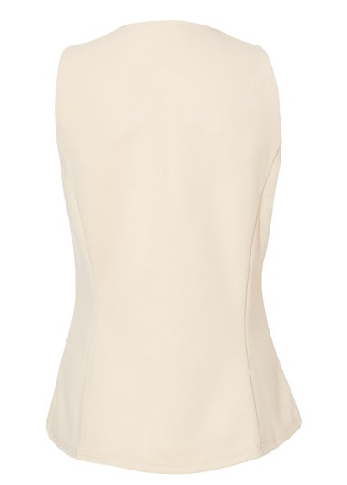 Quiz Stone Button Front Waistcoat