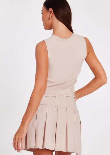 Quiz Stone Wrap Waistcoat