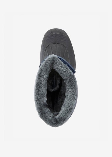 Cotton Traders Pastel Blue Waterproof Highland Boots