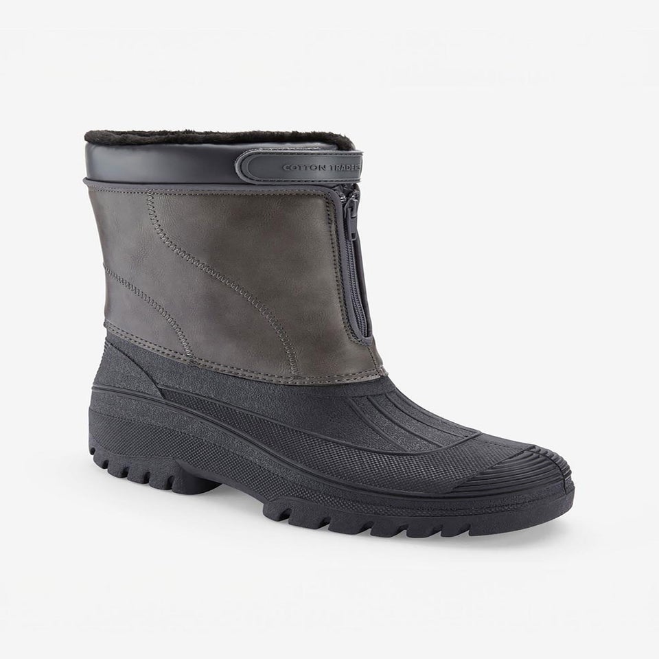 Cotton Traders Graphite Waterproof Highland Boots