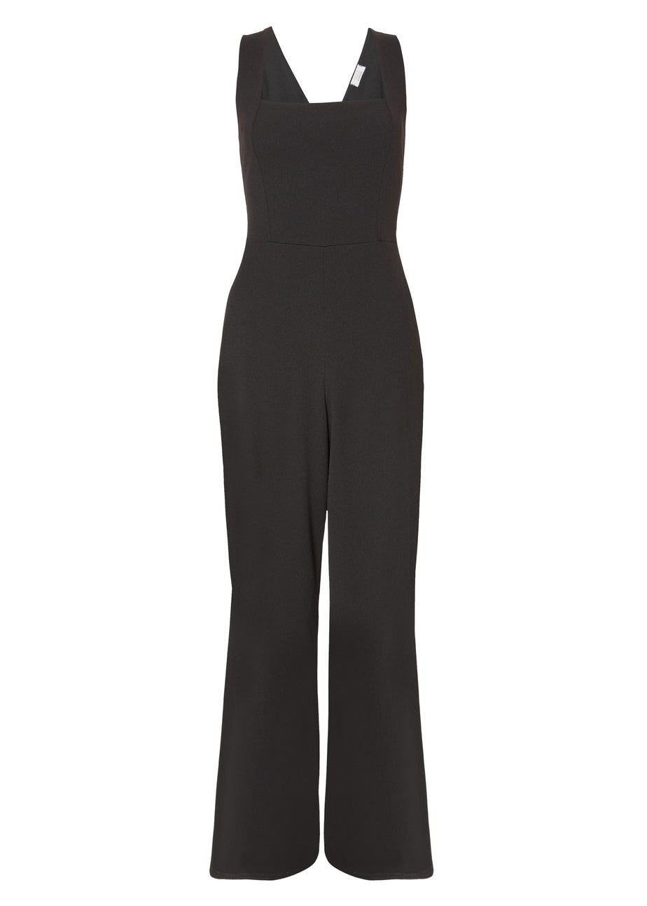 Quiz Black Bow Back Jumpsuit