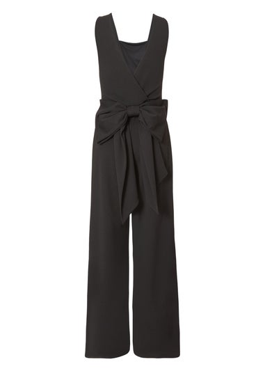 Quiz Black Bow Back Jumpsuit