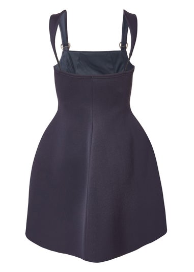 Quiz Navy Heart Charm Mini Dress