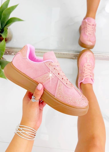 Love Lemonade Pink Crystal Sprinkle Dash Trainers