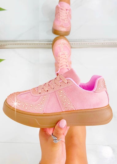 Love Lemonade Pink Crystal Sprinkle Dash Trainers